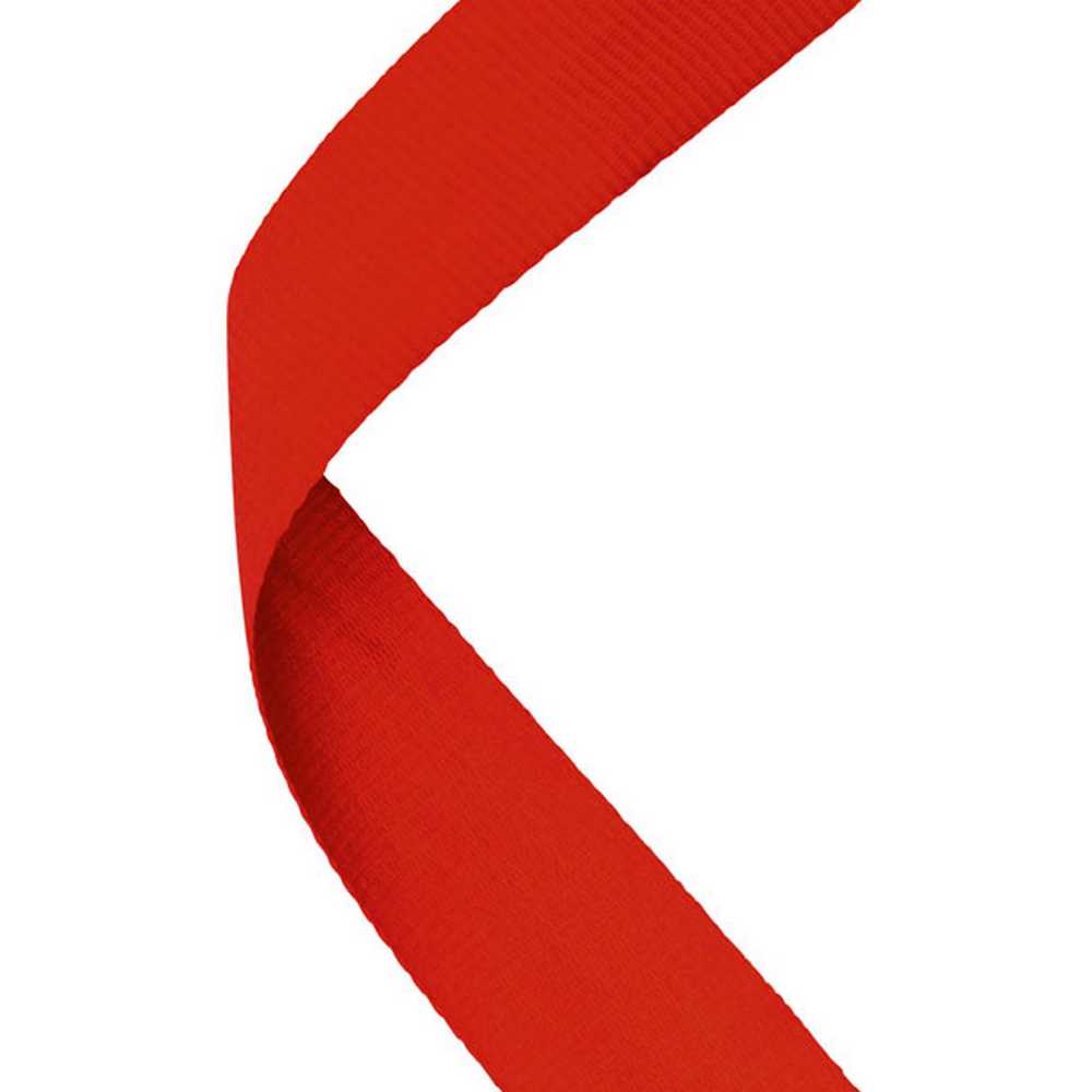 MEDAL RIBBON RED - 30 X 0.875in