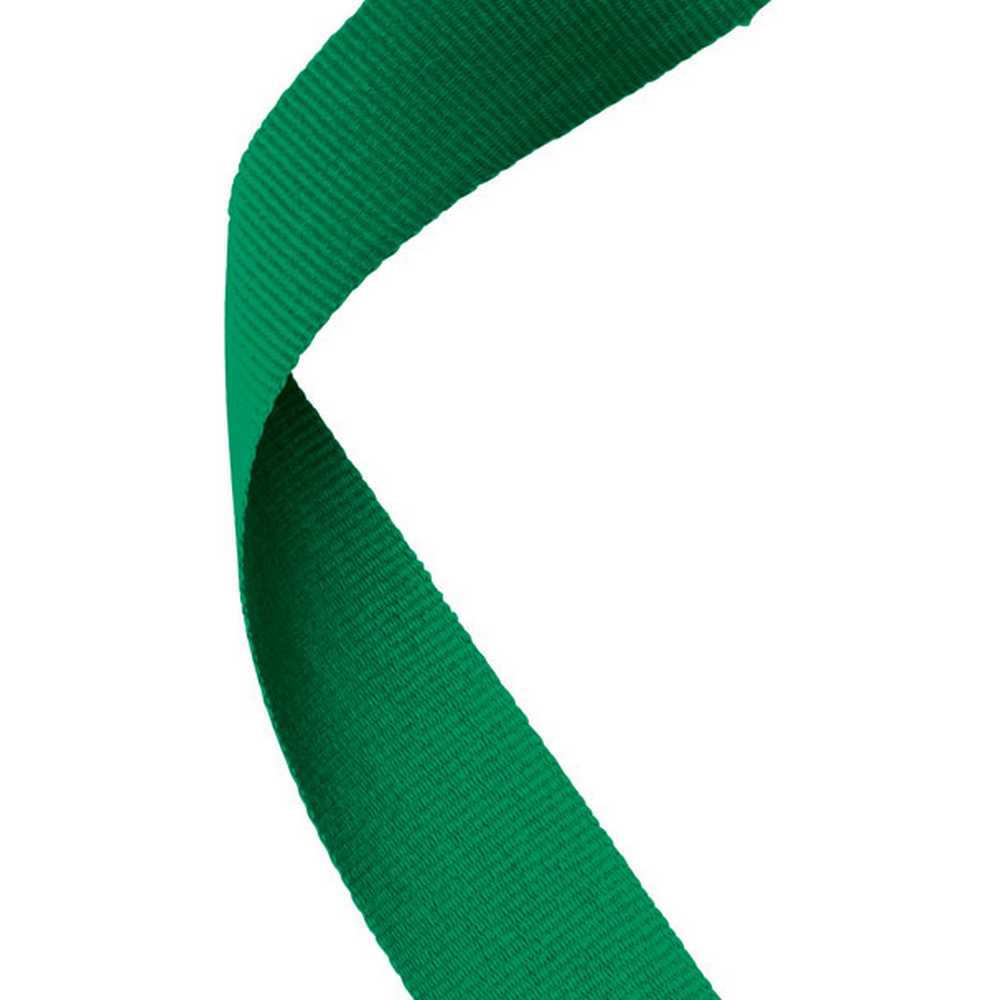 MEDAL RIBBON GREEN - 30 X 0.875in