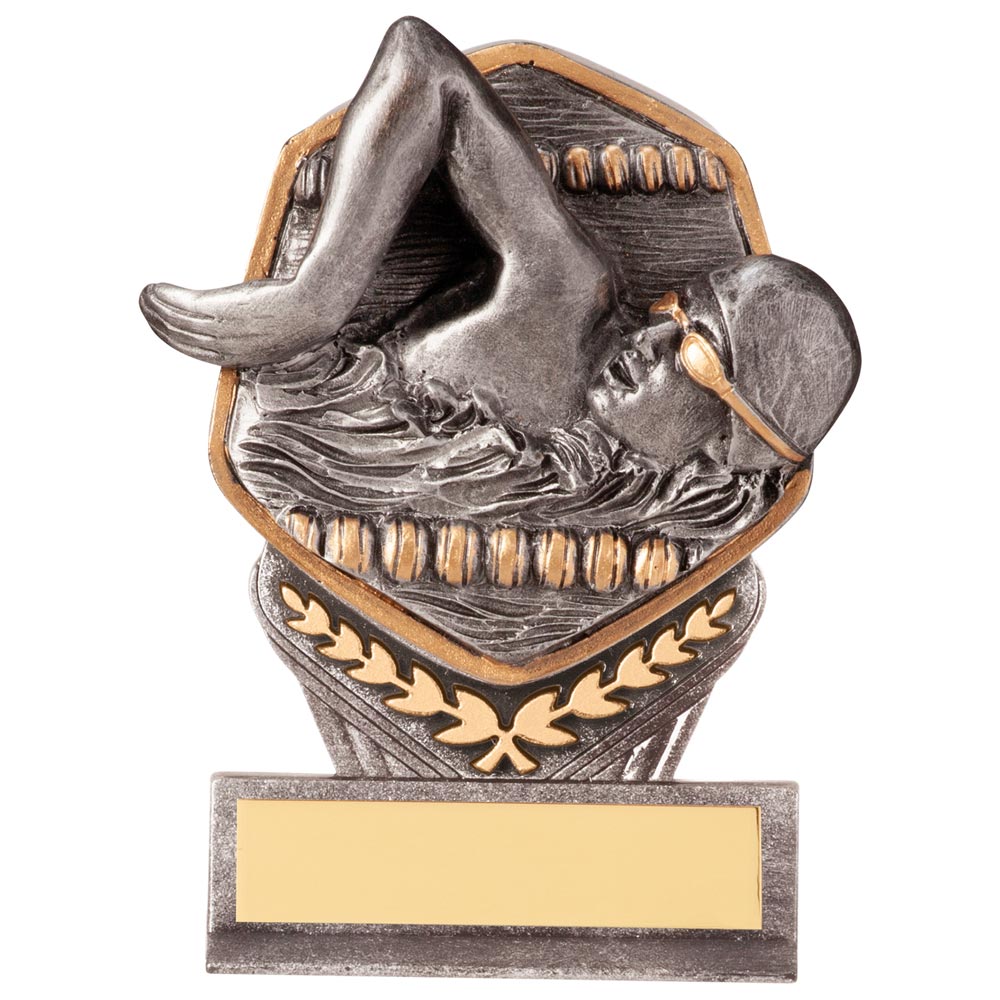 Falcon Swimming Male Plaque Award 105mm