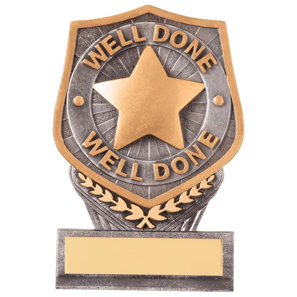 Falcon Achievement Well Done Plaque Award 105mm