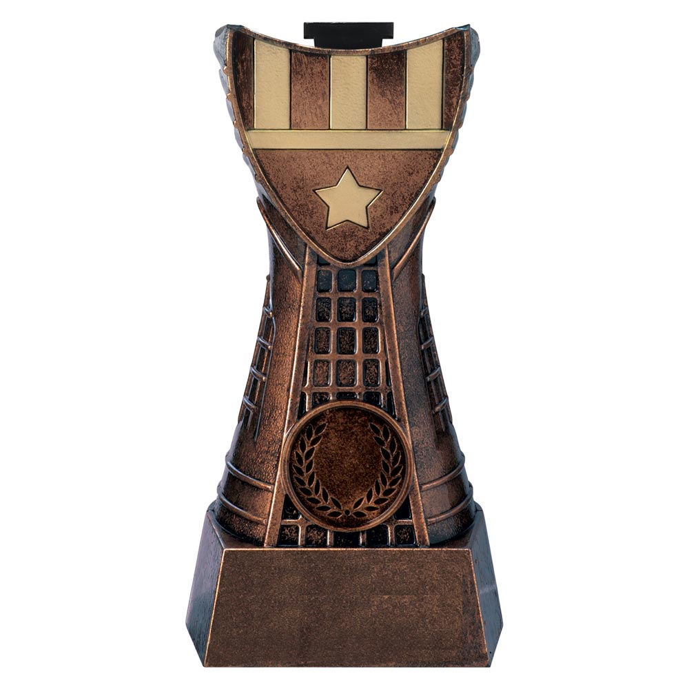 Valiant Rapid Heavyweight Award Antique Bronze & Gold 150mm