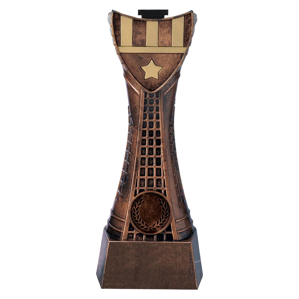 Valiant Rapid Heavyweight Award Antique Bronze & Gold 190mm