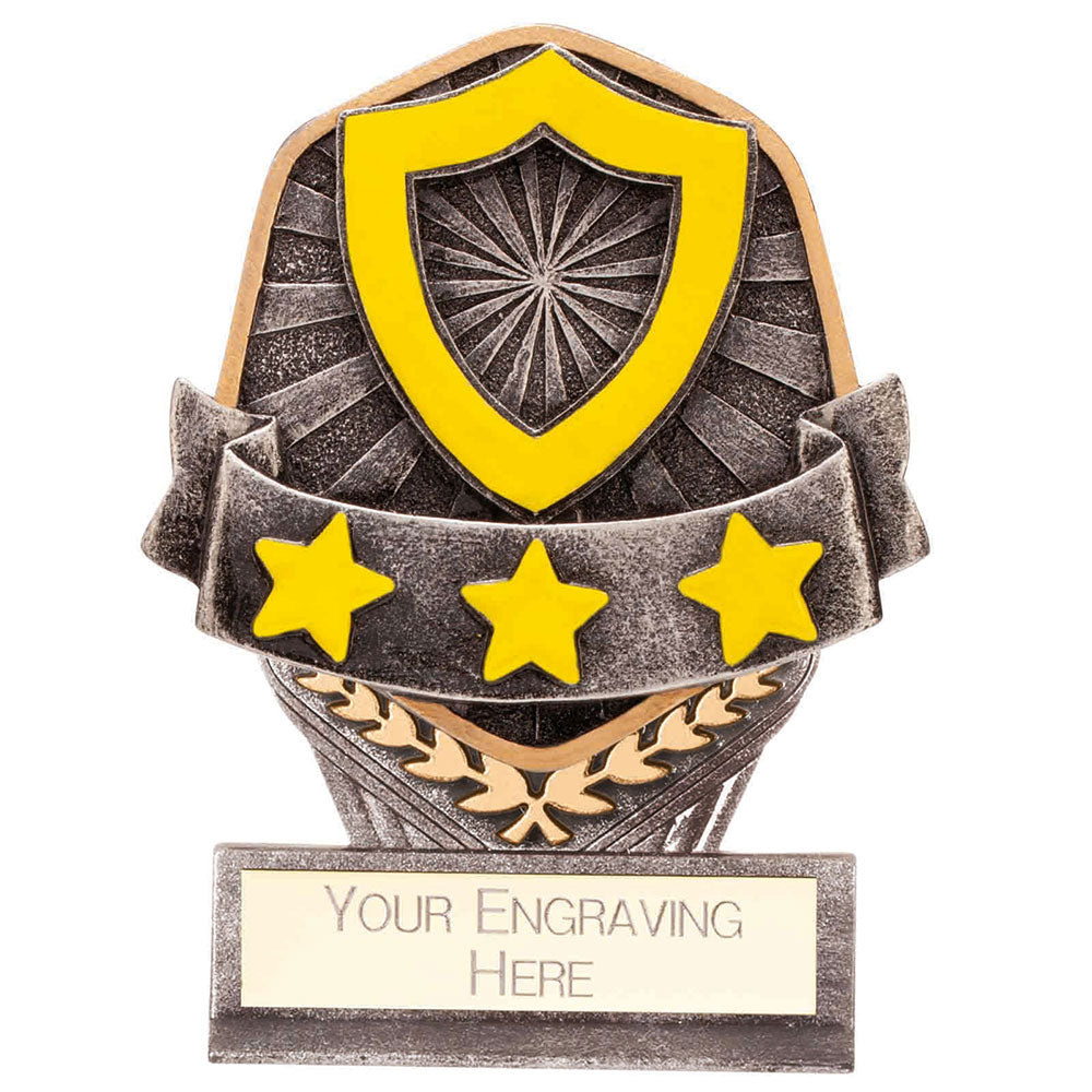 Falcon School House Yellow Plaque Award 105mm