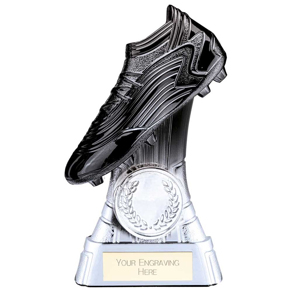 Rapid Strike Football Plaque Carbon Black & Ice Platinum 120mm