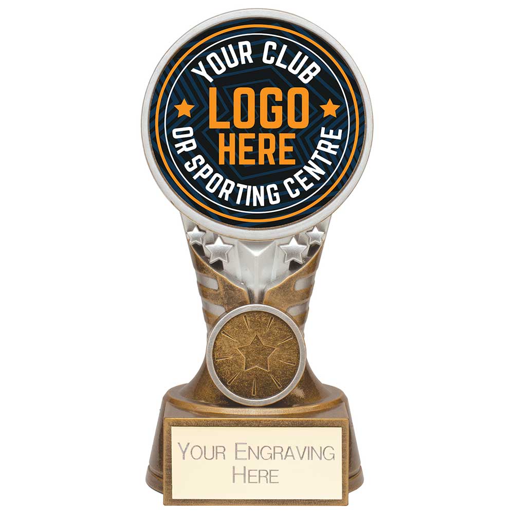 Ikon Award Antique Silver & Gold 150mm