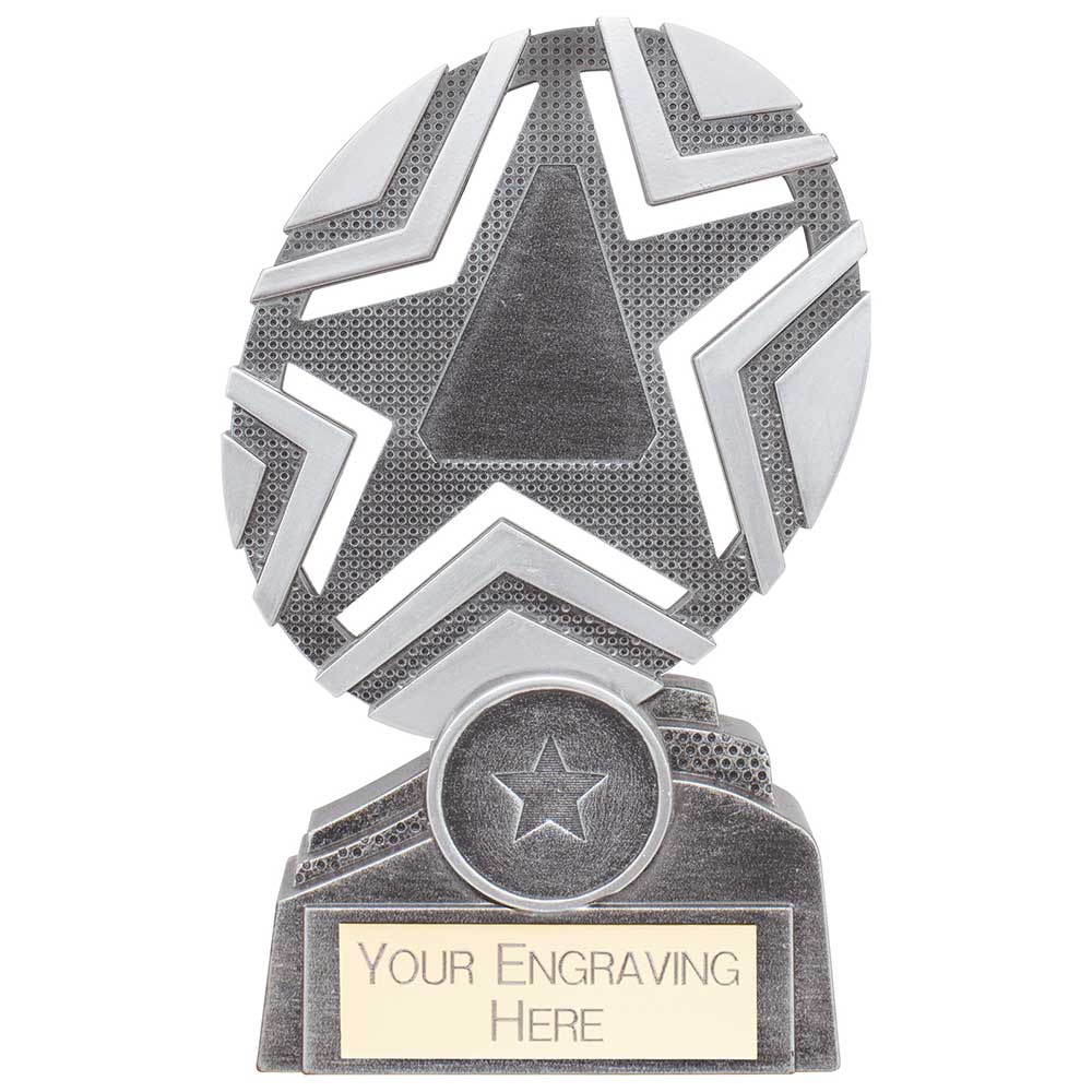 The Stars Plaque Award Antique Silver & Gold 130mm