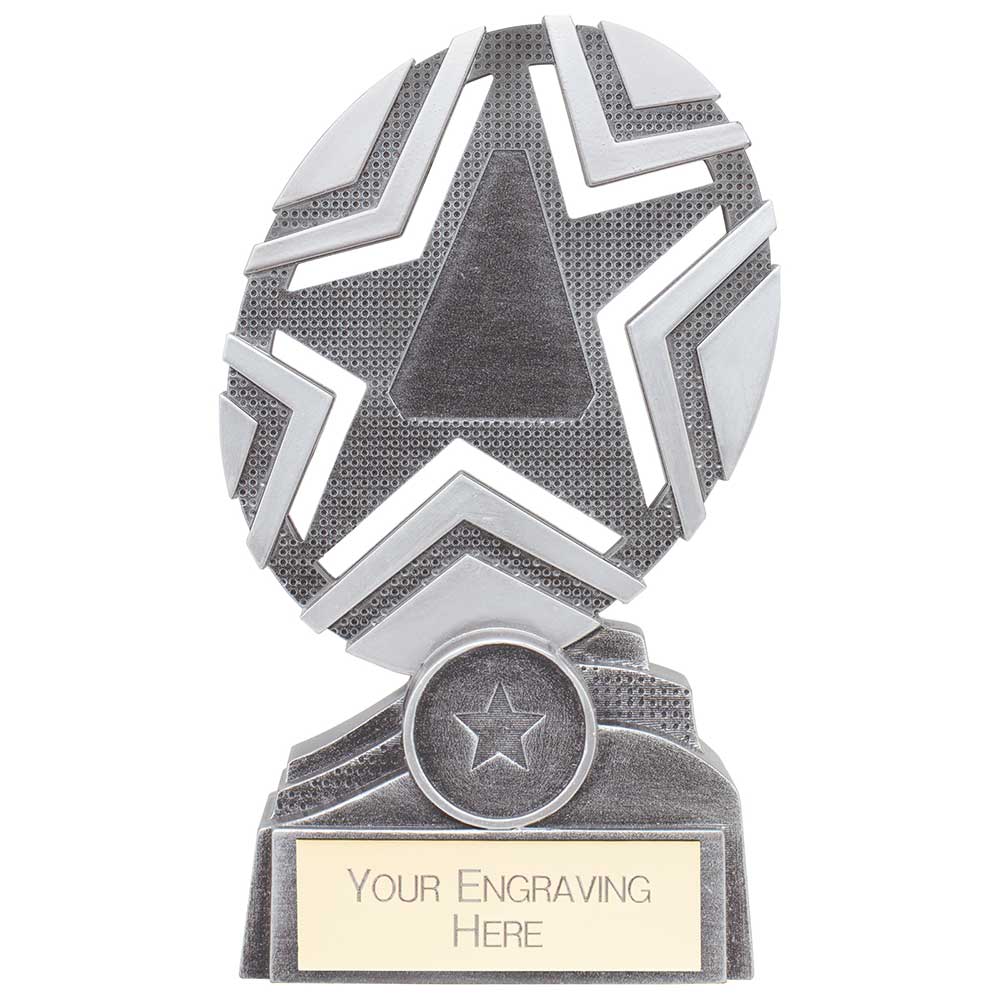 The Stars Plaque Award Antique Silver & Gold 150mm