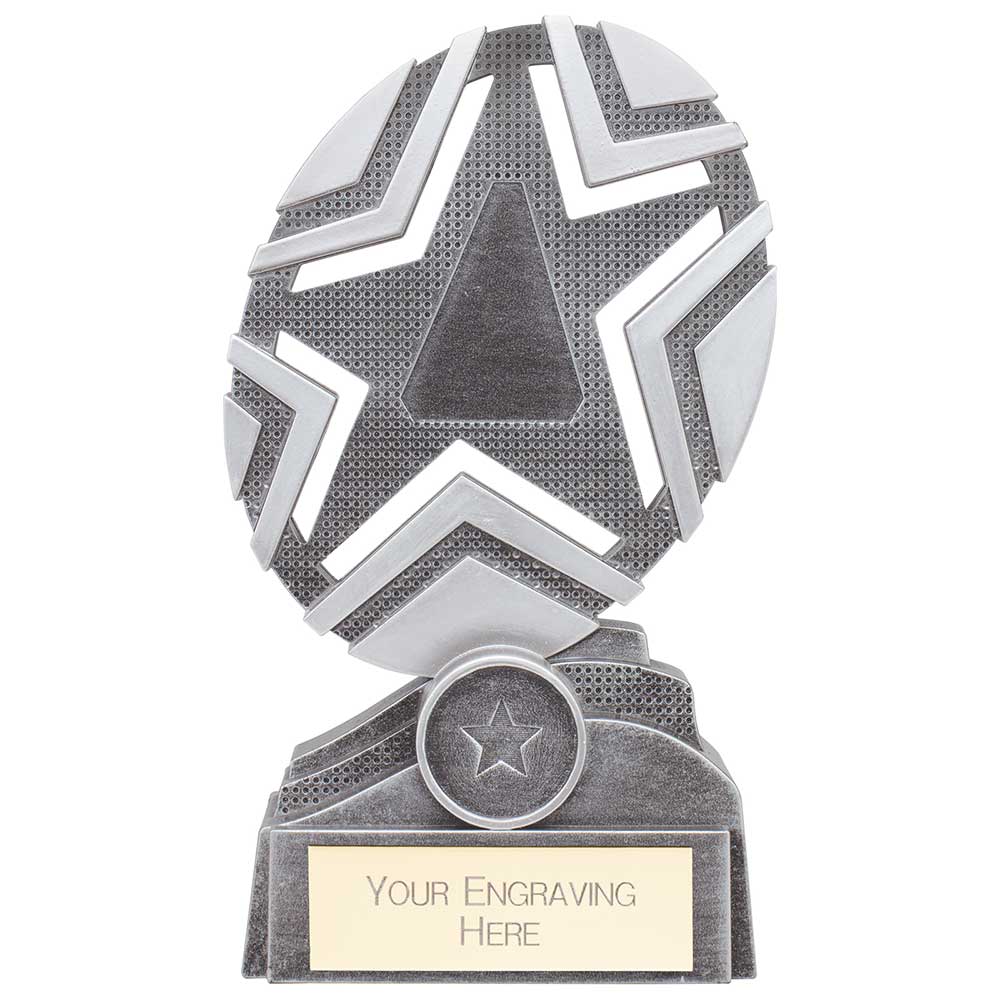 The Stars Plaque Award Antique Silver & Gold 170mm