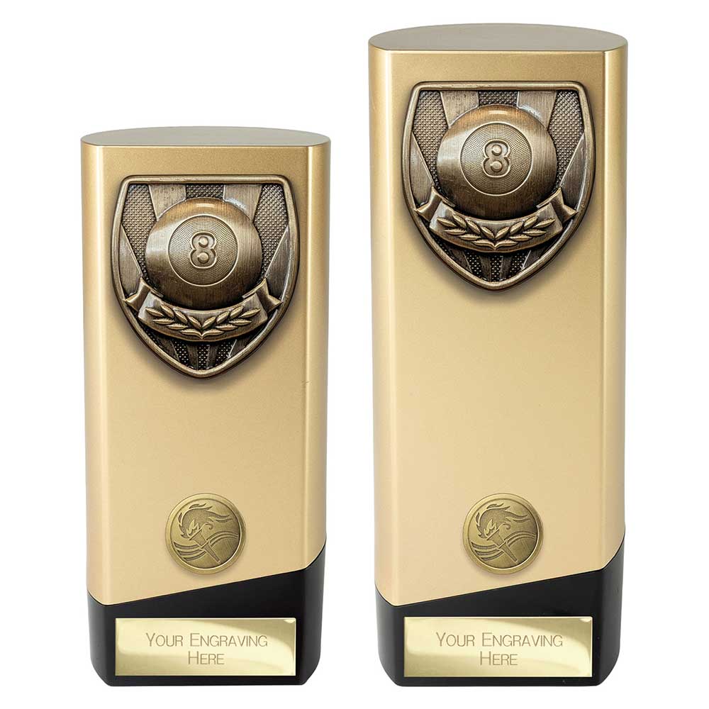 Prime Cobra Pool Award Gold & Black 190mm