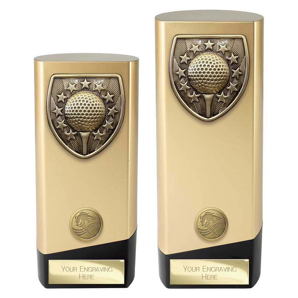 Prime Cobra Golf Award Gold & Black 190mm