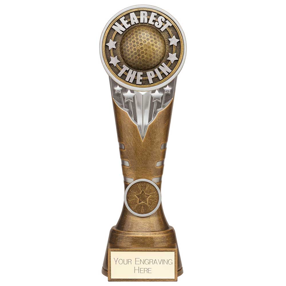 Ikon Tower Nearest the Pin Award Antique Silver & Gold 225mm