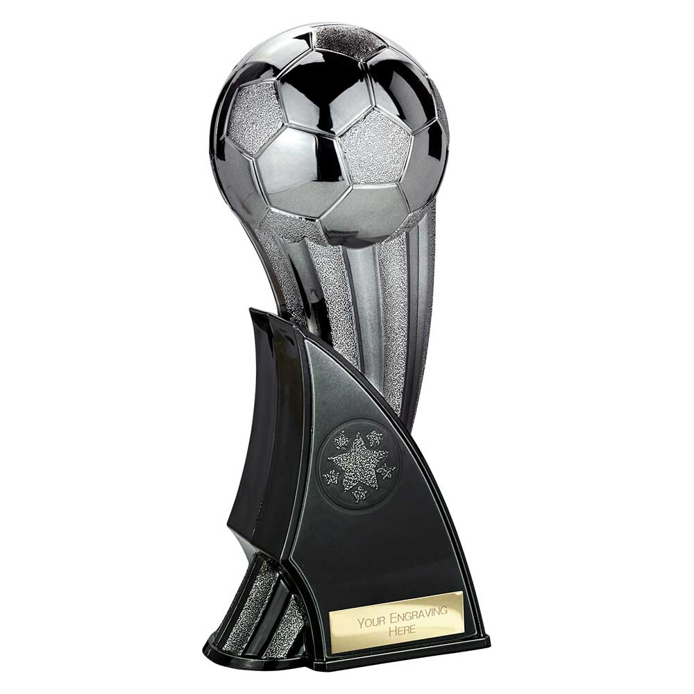 The Firestorm Football Heavyweight Gunmetal to Black 190mm