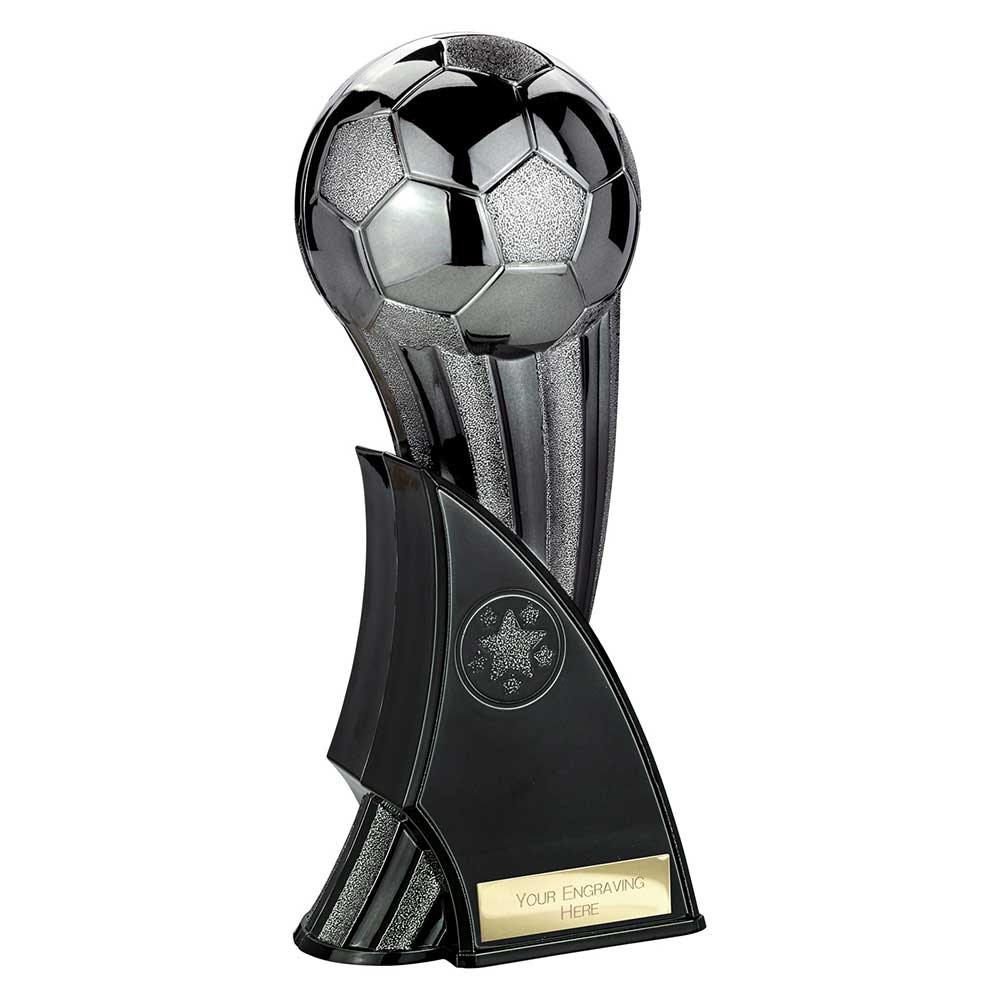 The Firestorm Football Heavyweight Gunmetal to Black 220mm