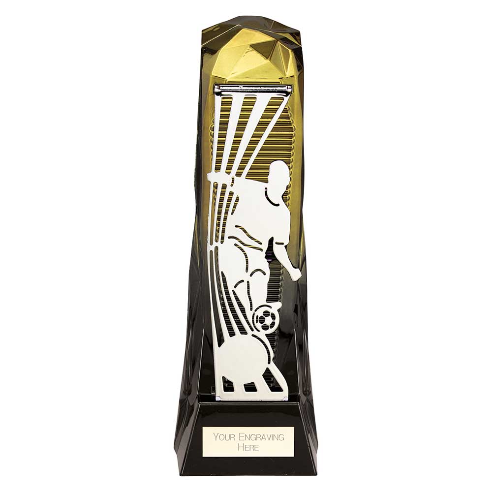 Shard Football Male Award Gold & Carbon Black 230mm