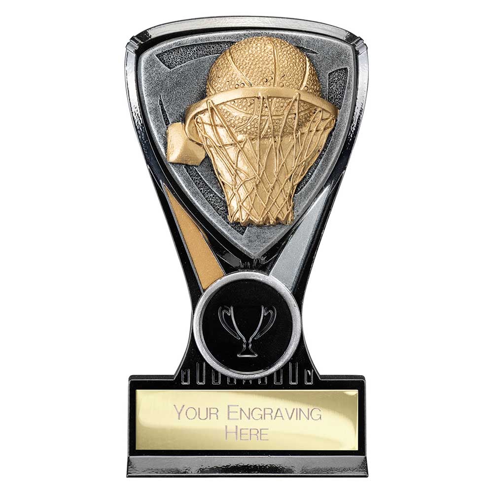 Wolverine Plaque Basketball Carbon Black & Fusion Gold 130mm