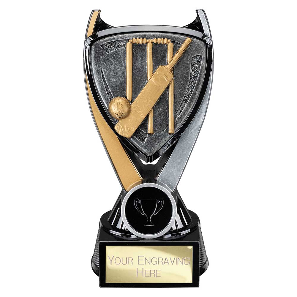 Wolverine Tower Cricket Carbon Black & Fusion Gold 160mm