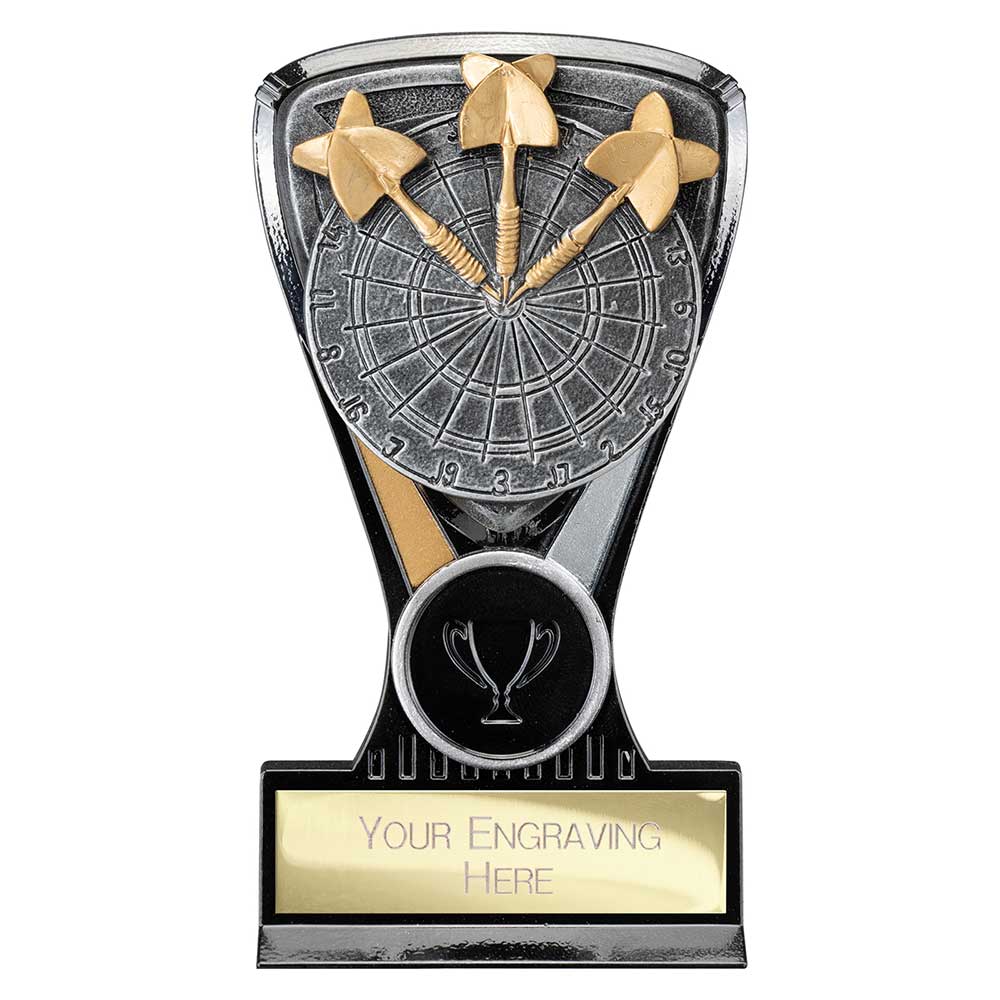 Wolverine Plaque Darts Carbon Black & Fusion Gold 130mm