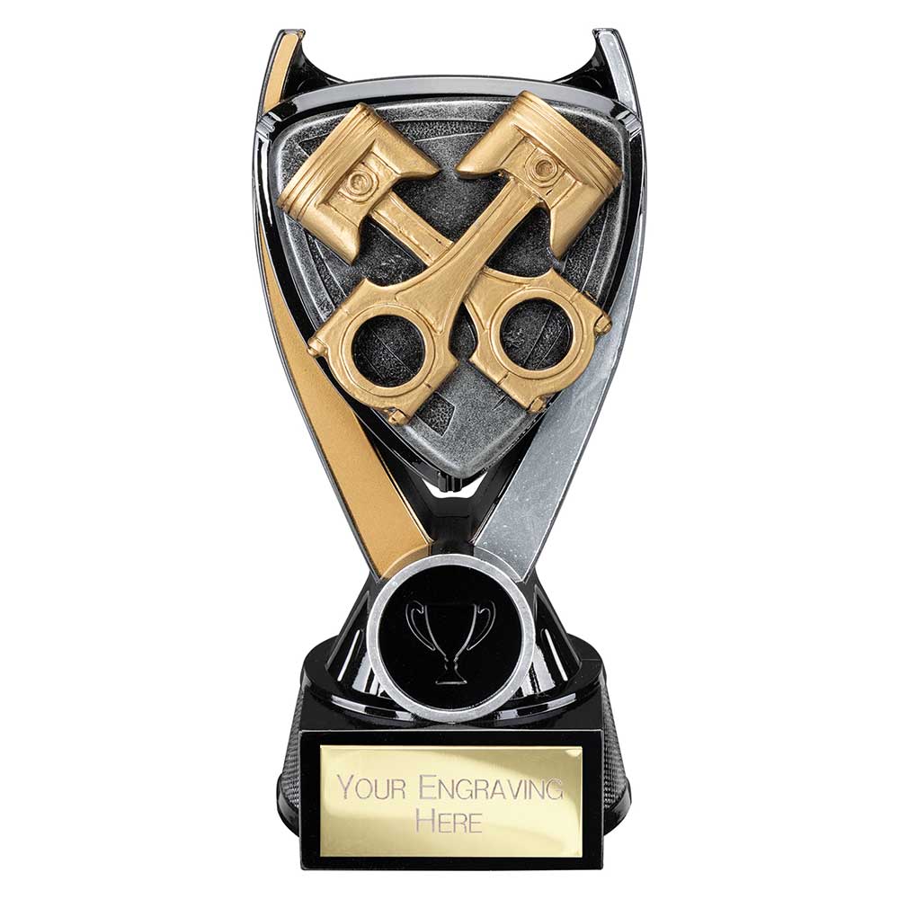 Wolverine Tower Pistons Carbon Black & Fusion Gold 160mm