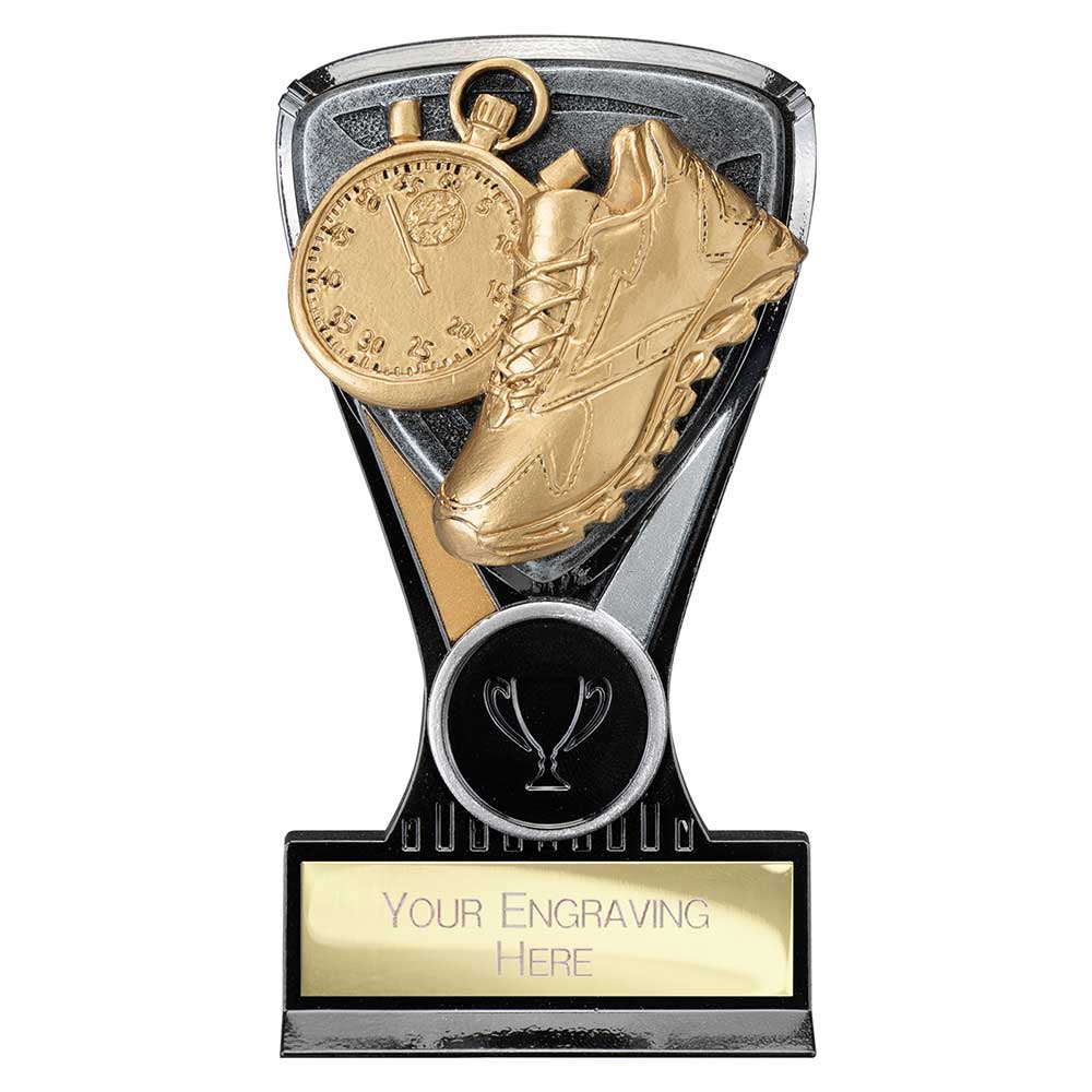 Wolverine Plaque Running Carbon Black & Fusion Gold 130mm