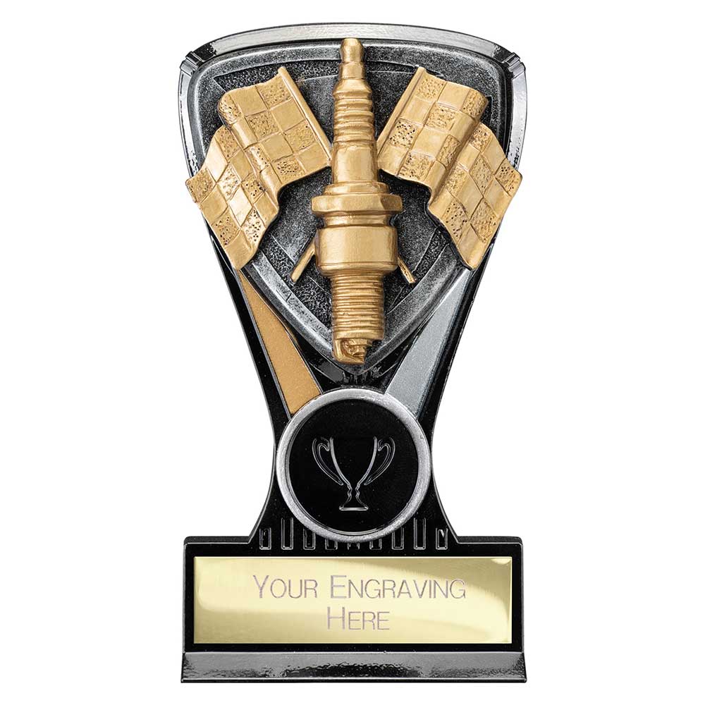 Wolverine Plaque Spark Plugs Carbon Black & Fusion Gold 130mm