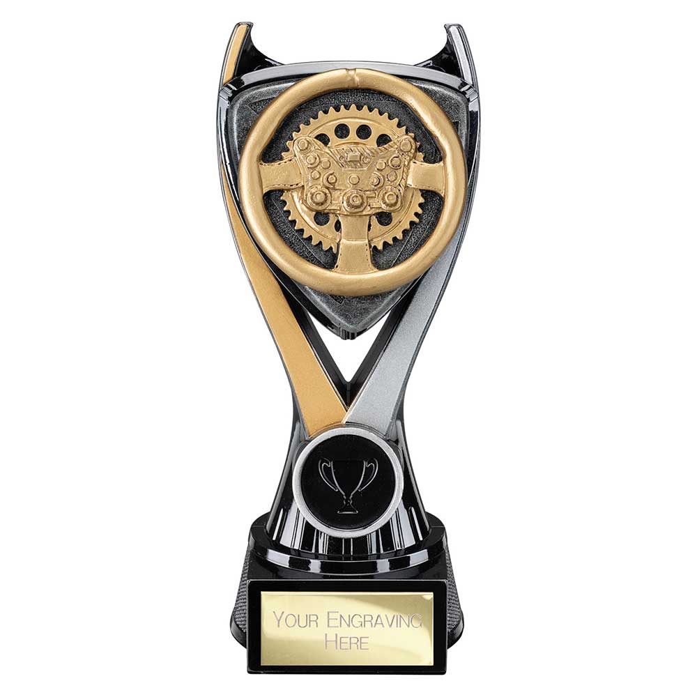 Wolverine Tower Steering Wheel Carbon Black & Fusion Gold 180mm