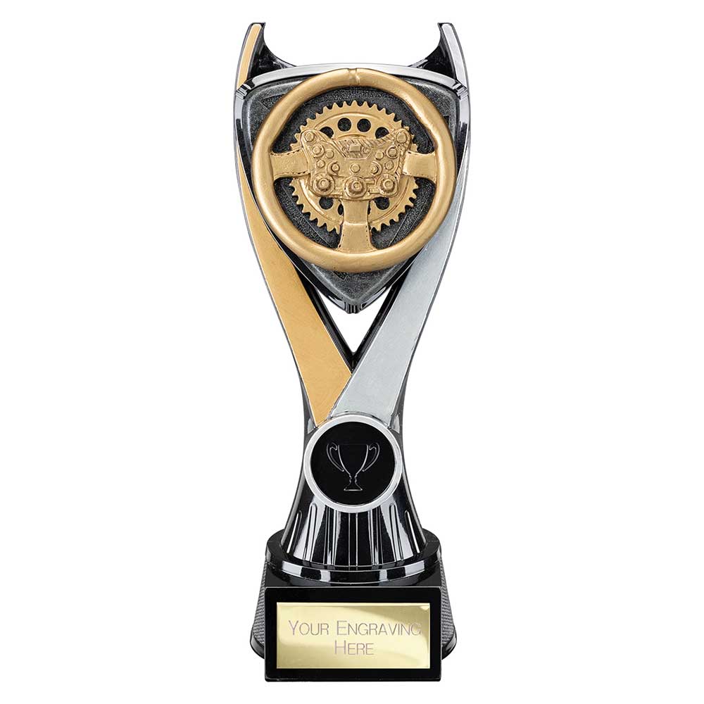 Wolverine Tower Steering Wheel Carbon Black & Fusion Gold 200mm