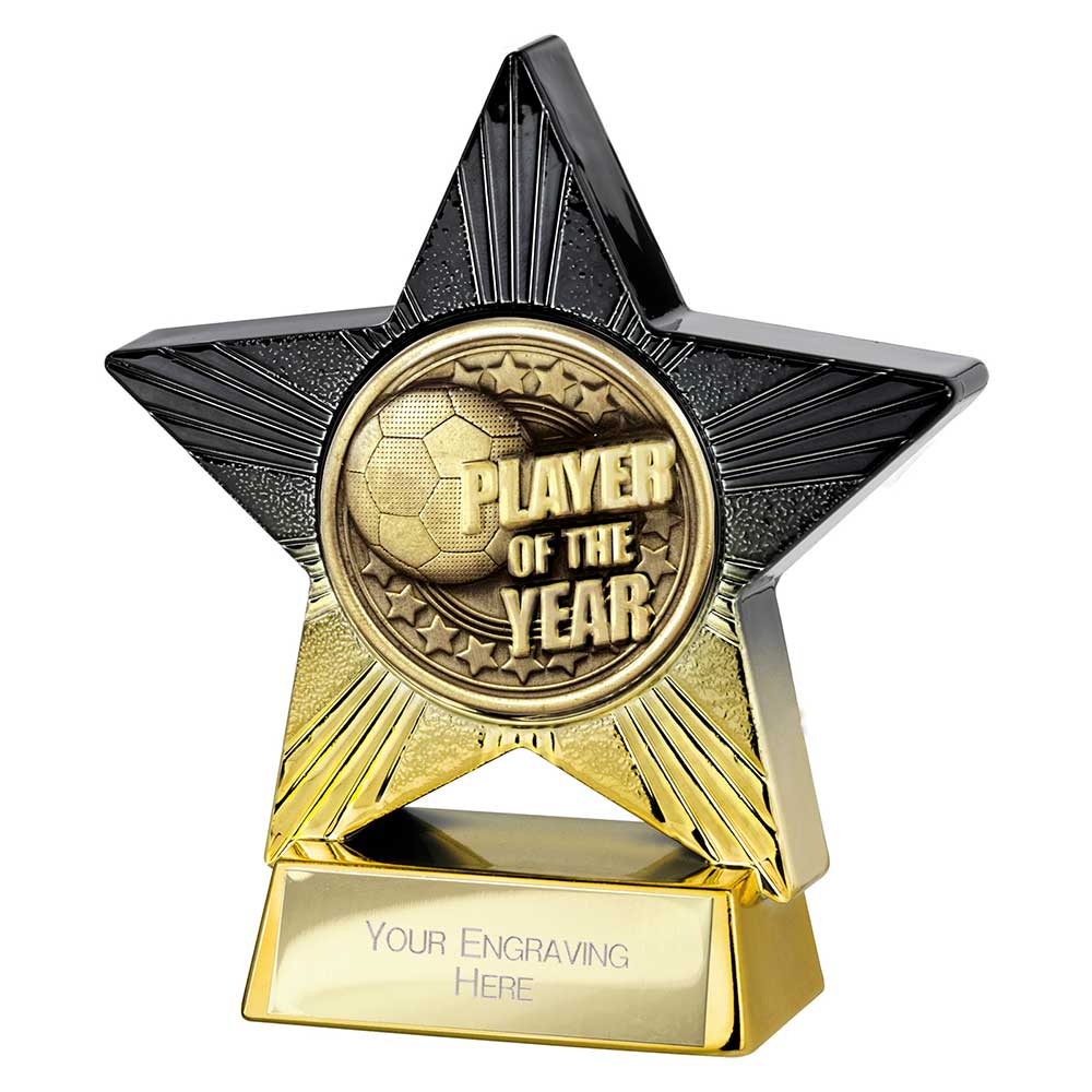 Superstar Player of Year Award Black & Gold 110mm