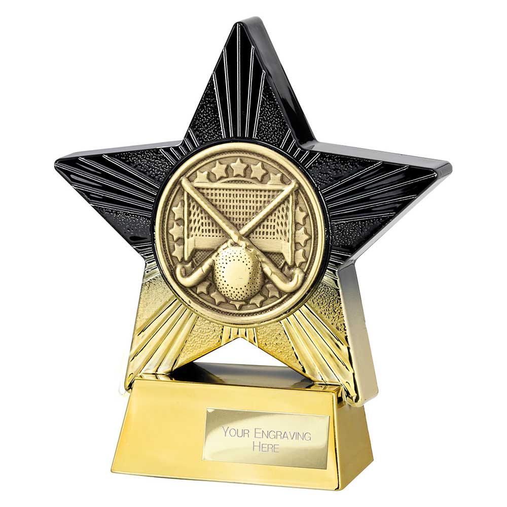 Superstar Hockey Award Black & Gold 140mm