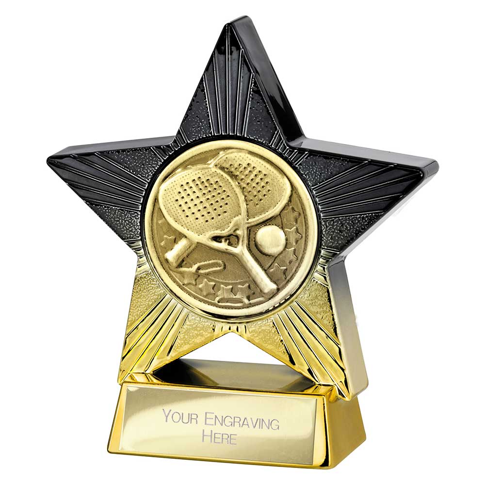 Superstar Padel Award Black & Gold 110mm