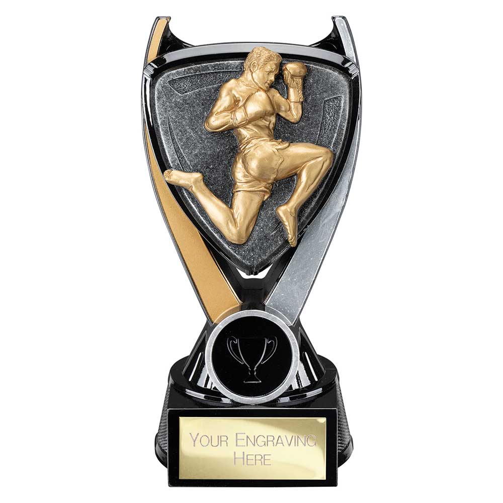 Wolverine Tower Kickboxing Carbon Black & Fusion Gold 160mm