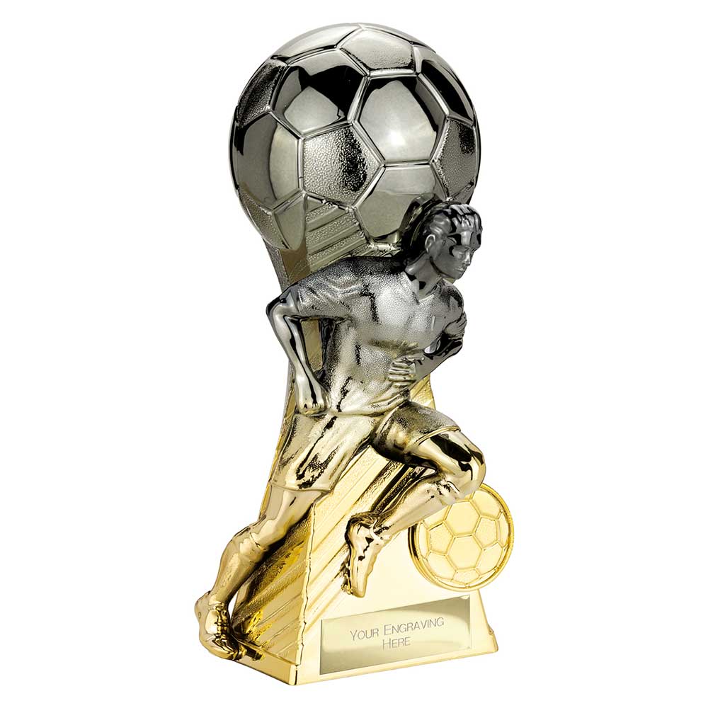 Trailblazer Football Heavyweight Male Gunmetal to Gold 160mm