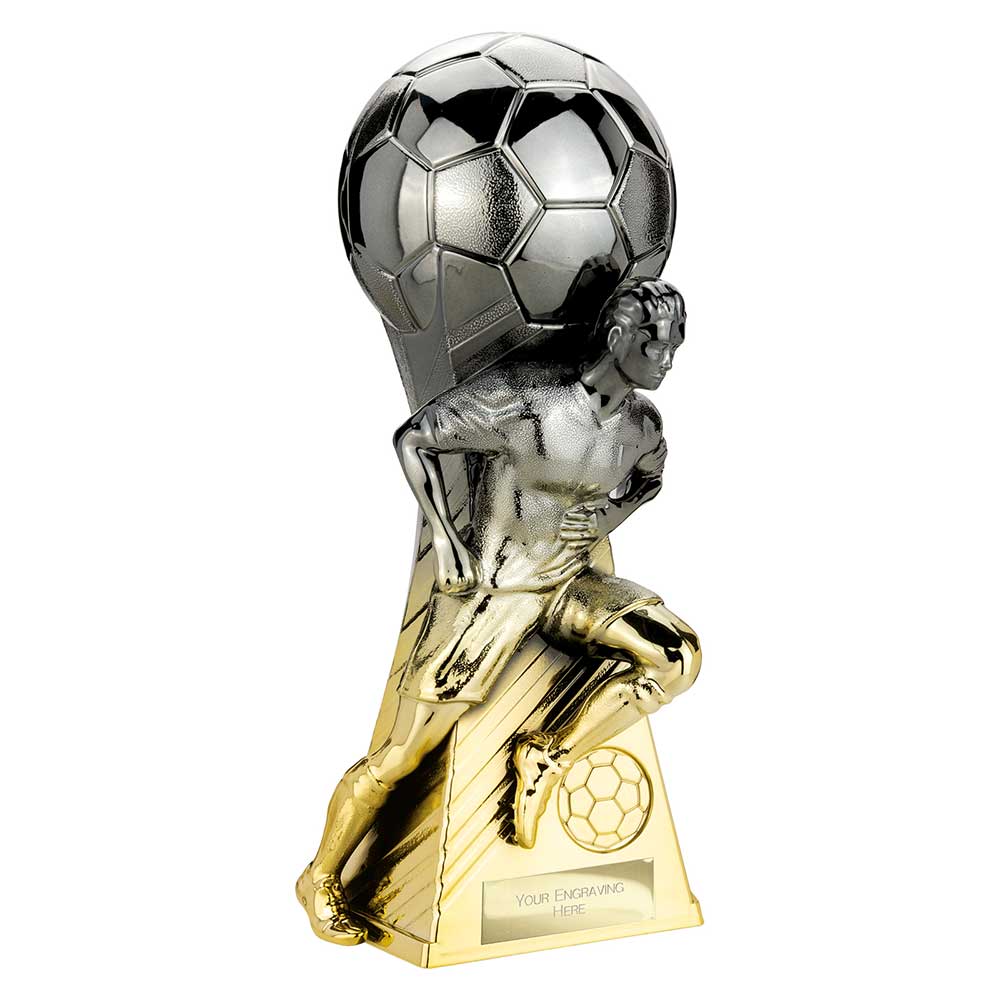 Trailblazer Football Heavyweight Male Gunmetal to Gold 230mm