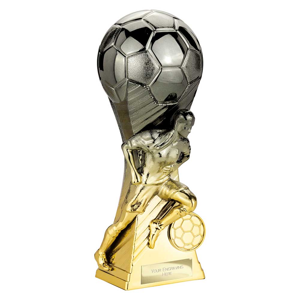 Trailblazer Football Heavyweight Female Gunmetal to Gold 190mm
