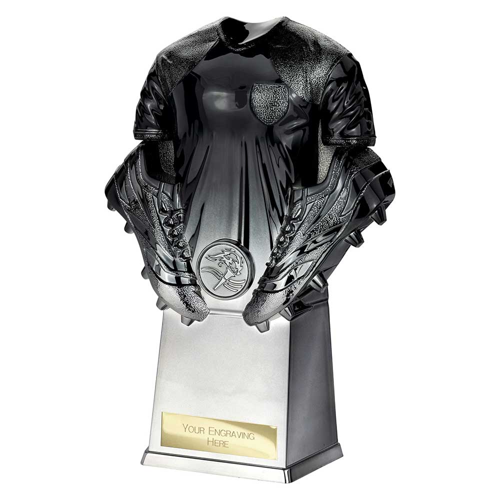 Invincible Football Heavyweight Shirt Carbon Black to Gunmetal 220mm