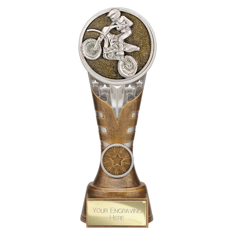 Ikon Tower Motorsport Award Antique Silver & Gold 200mm