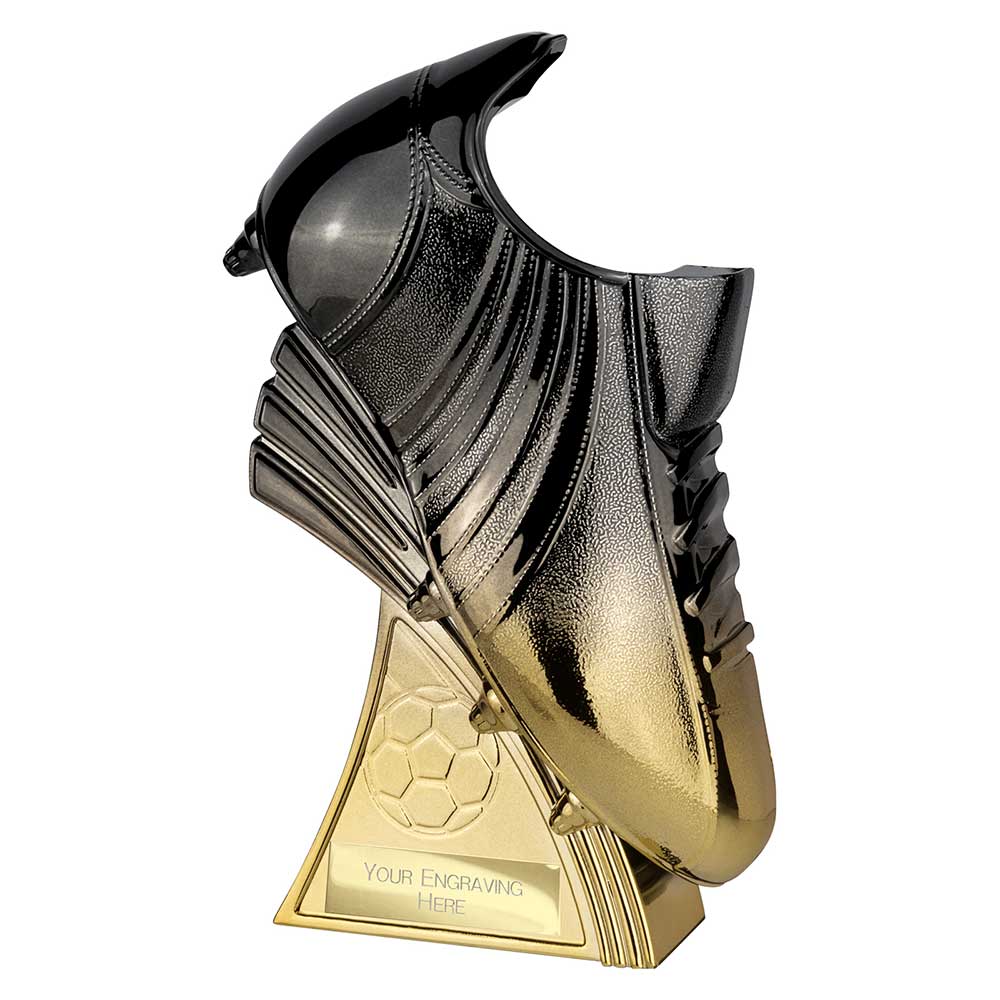 Power Boot Rugby Award Carbon Black & Gold 160mm