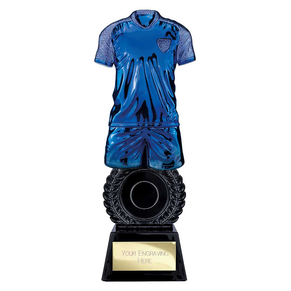 Intensity Football Award Metallic Blue & Carbon Black 260mm