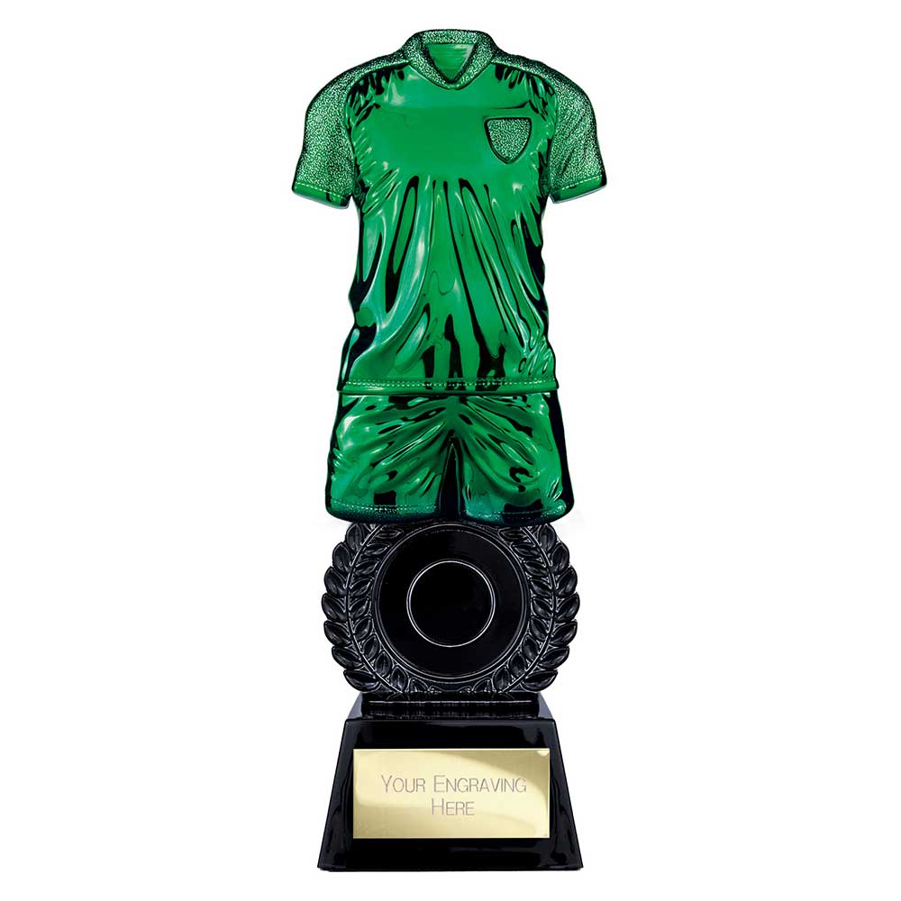 Intensity Football Award Metallic Green & Carbon Black 260mm