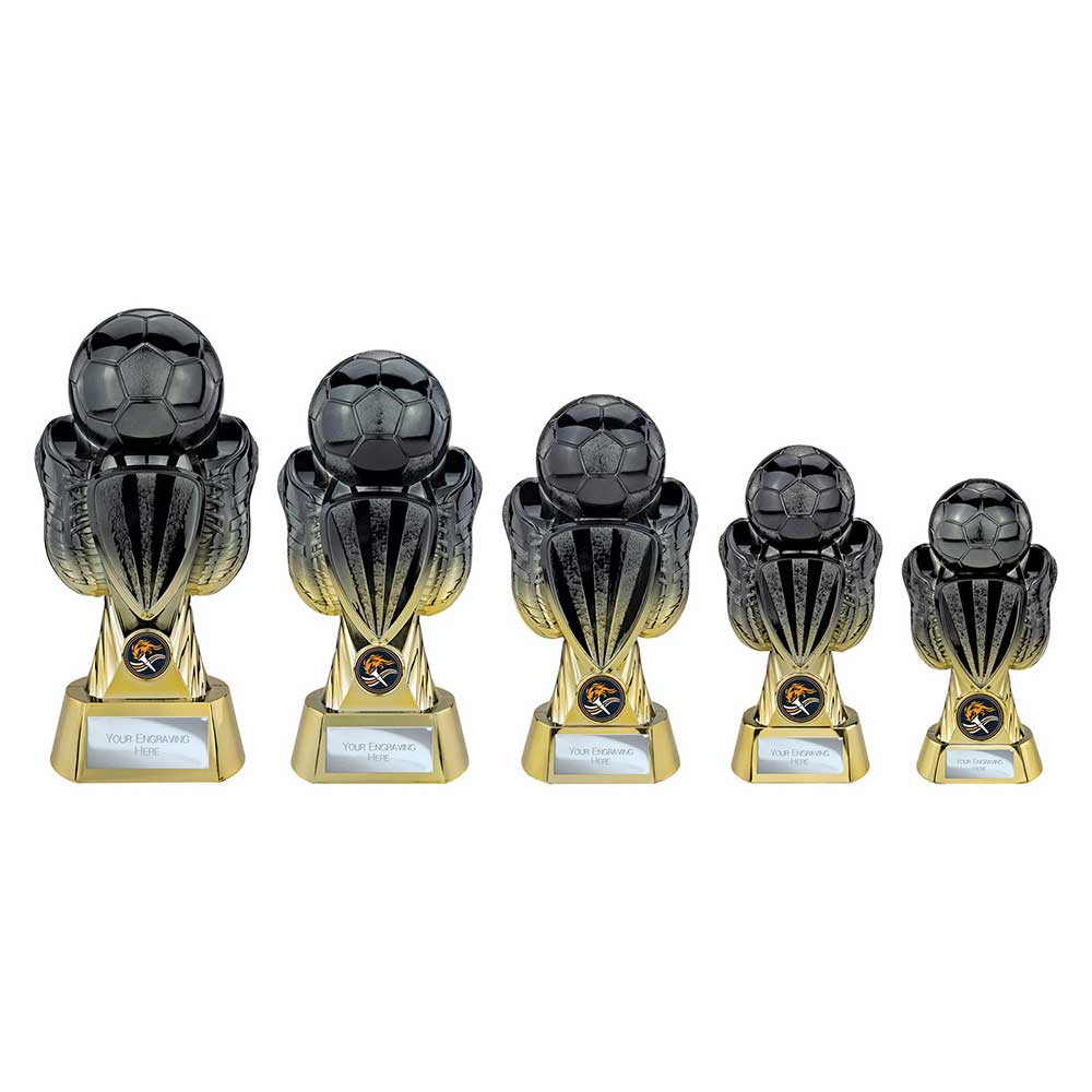 Tournament Football Heavyweight Carbon Black & Gold 190mm