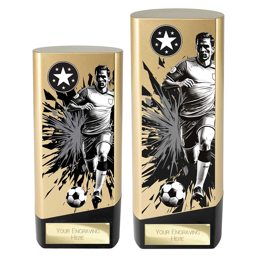 Prime Heavyweight Football Gold & Black 190mm