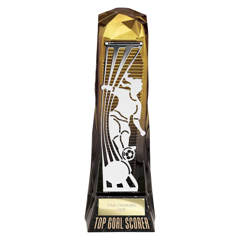 Shard Football Female Top Goal Scorer Gold & Carbon Black 230mm