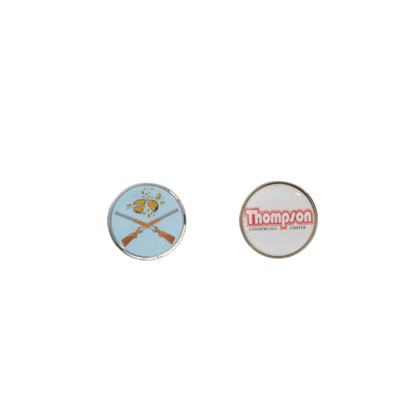 Classic Silver Pin Badge 27mm