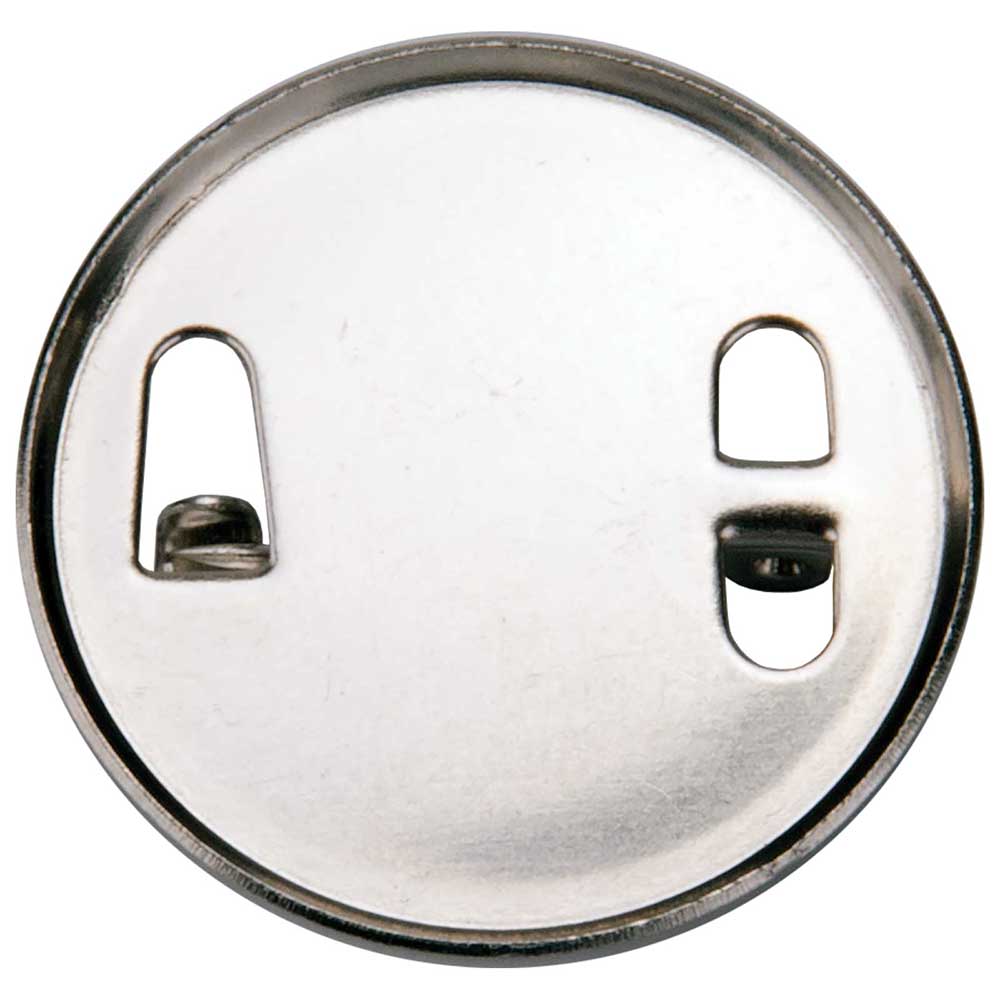 Custom Classic Silver Pin Badge 27mm MOQ 100