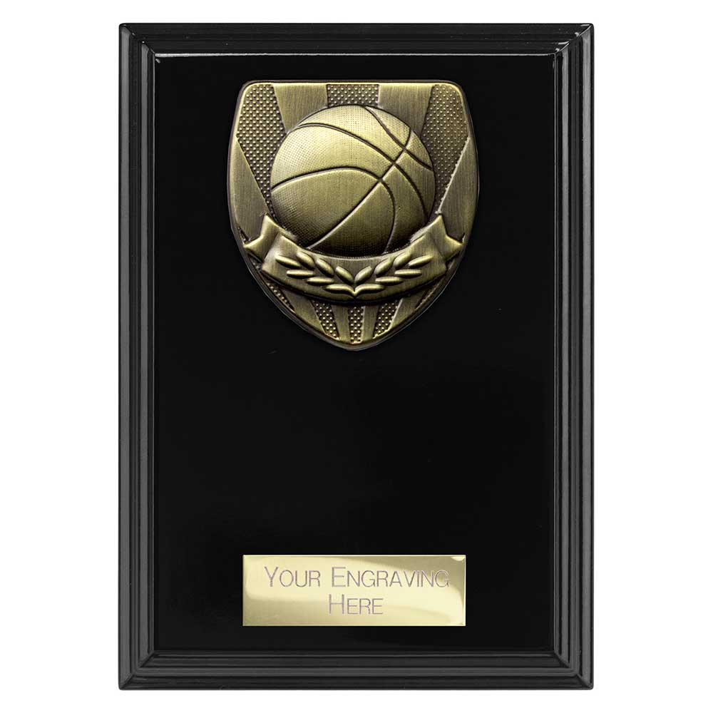 Cobra Plaque Basketball Award Epic Black 150mm