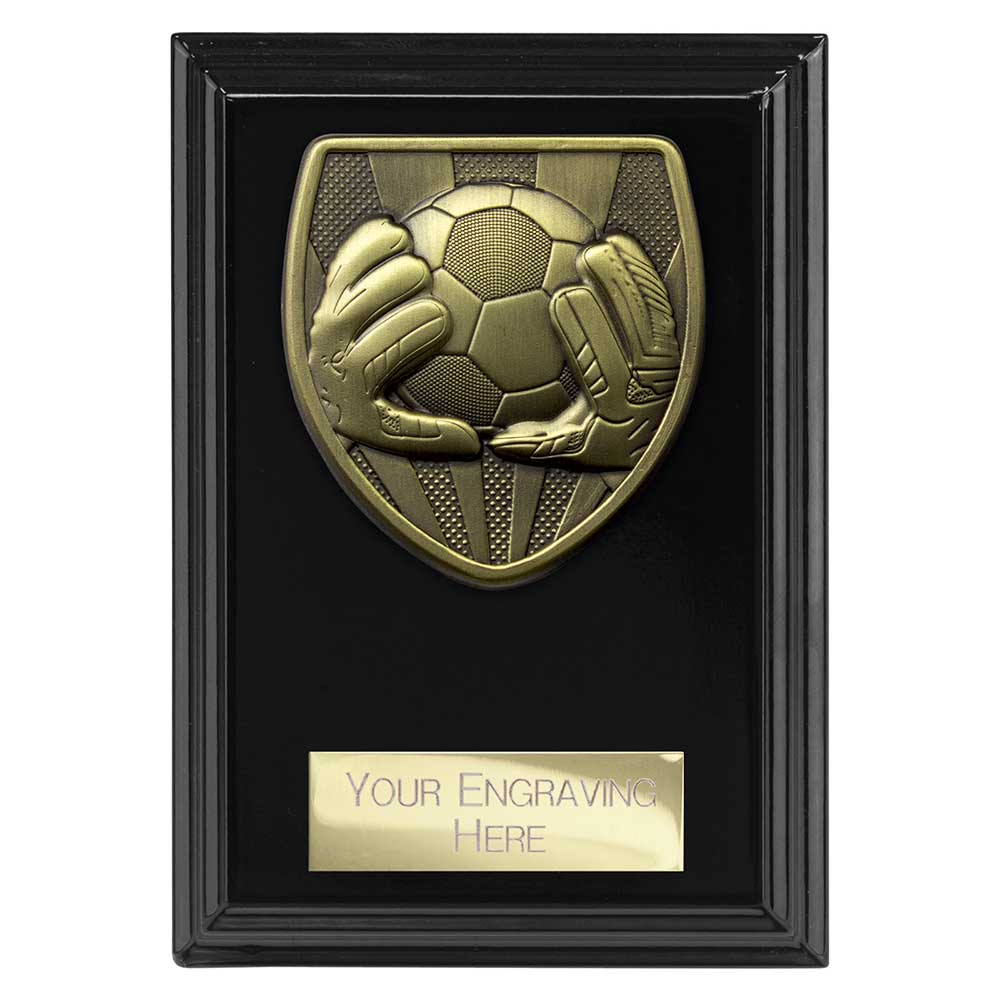 Cobra Plaque Football Goal Keeper Award Epic Black 125mm