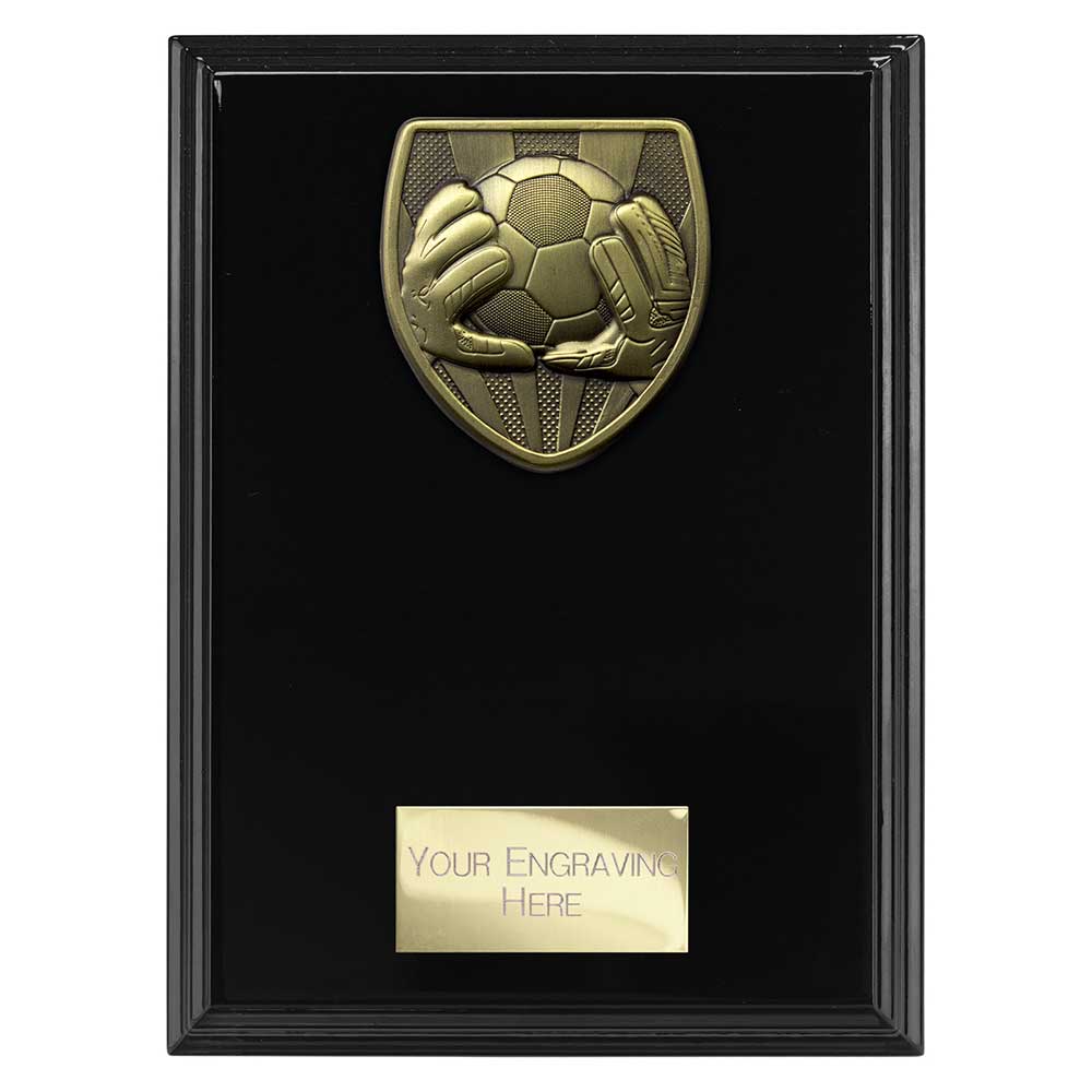 Cobra Plaque Football Goal Keeper Award Epic Black 175mm