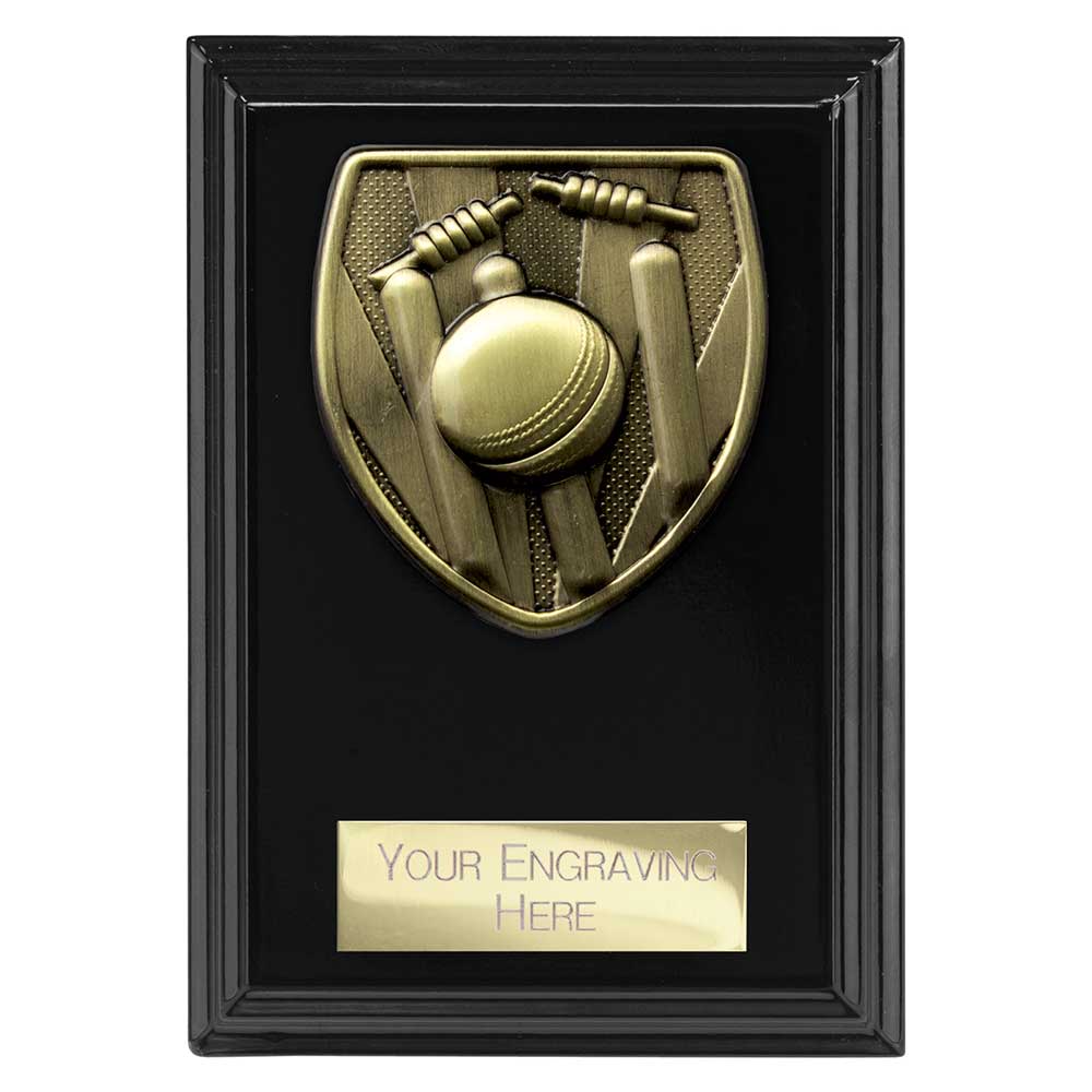 Cobra Plaque Cricket Award Epic Black 125mm