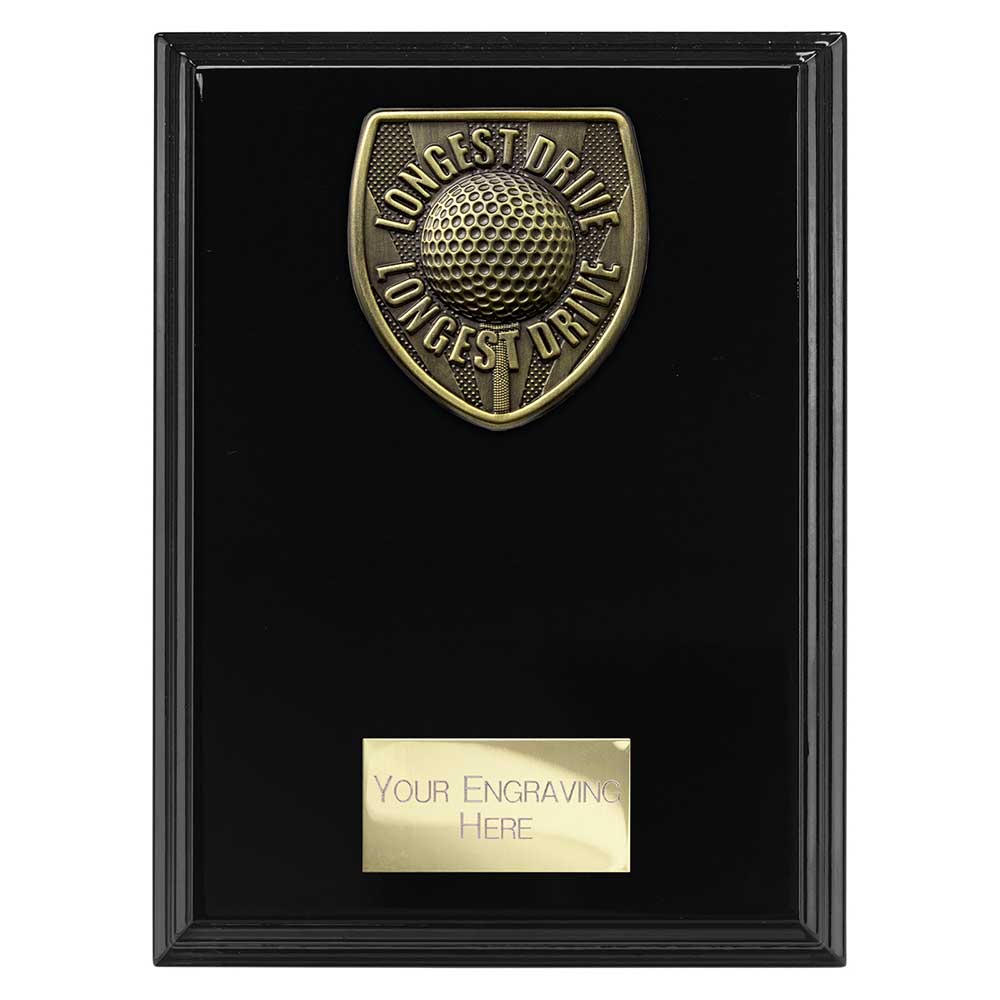 Cobra Plaque Golf Longest Drive Award Epic Black 175mm