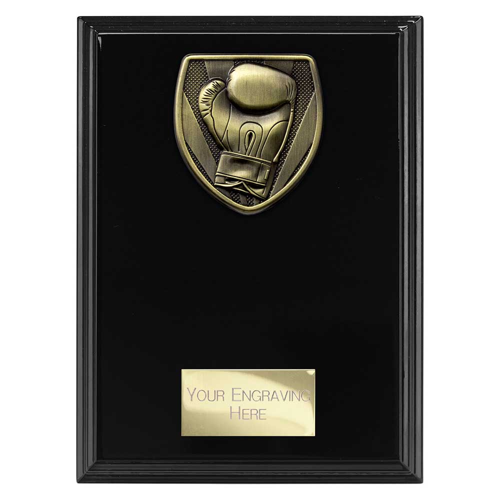 Cobra Plaque Boxing Award Epic Black 175mm