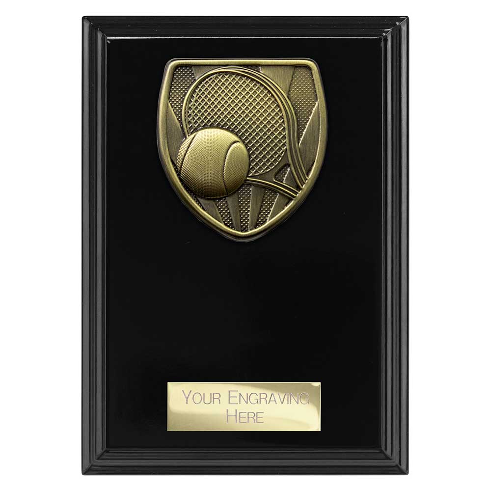 Cobra Plaque Tennis Award Epic Black 150mm